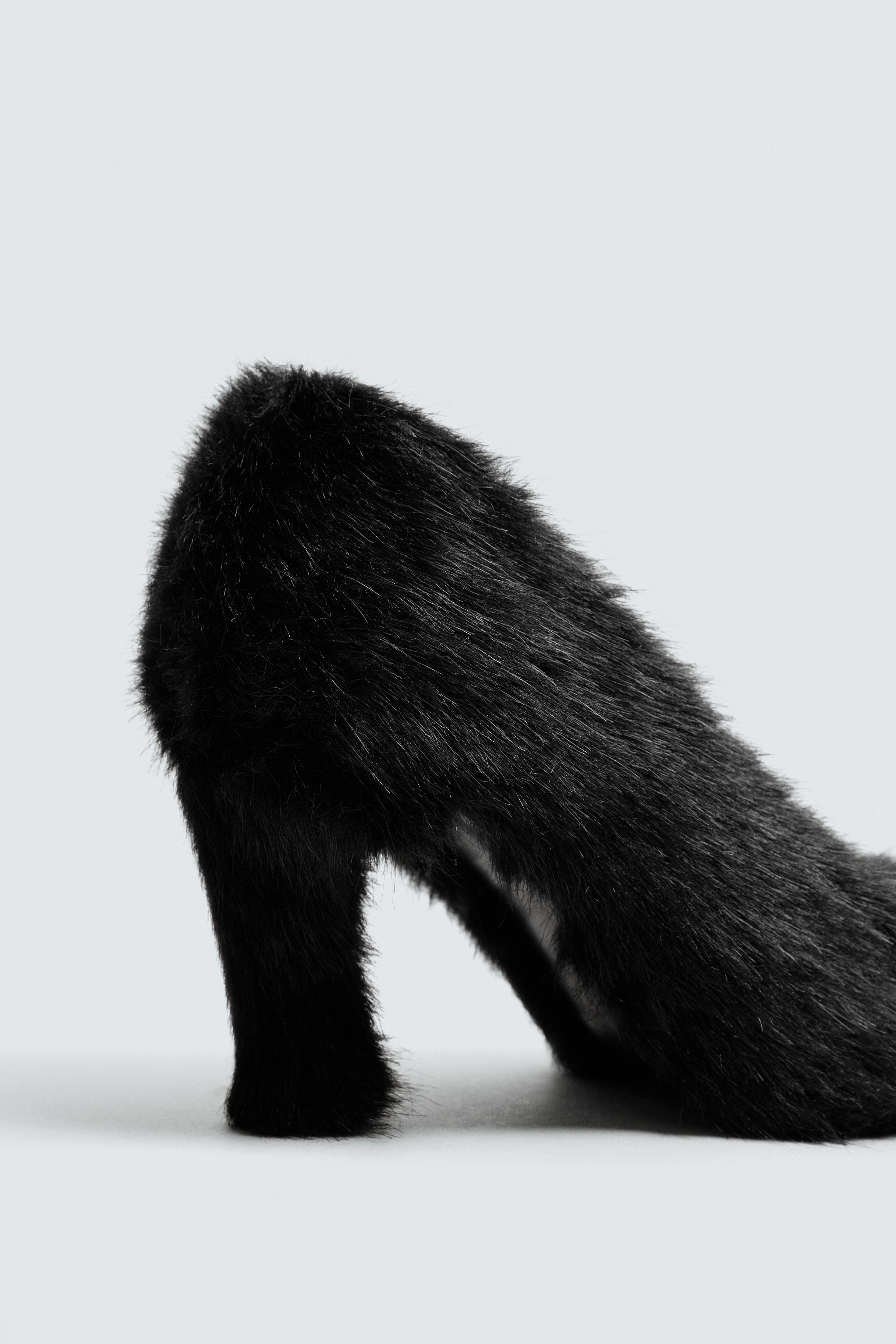 FAUX FUR SHOES HARRY LAMBERT FOR ZARA x DISNEY